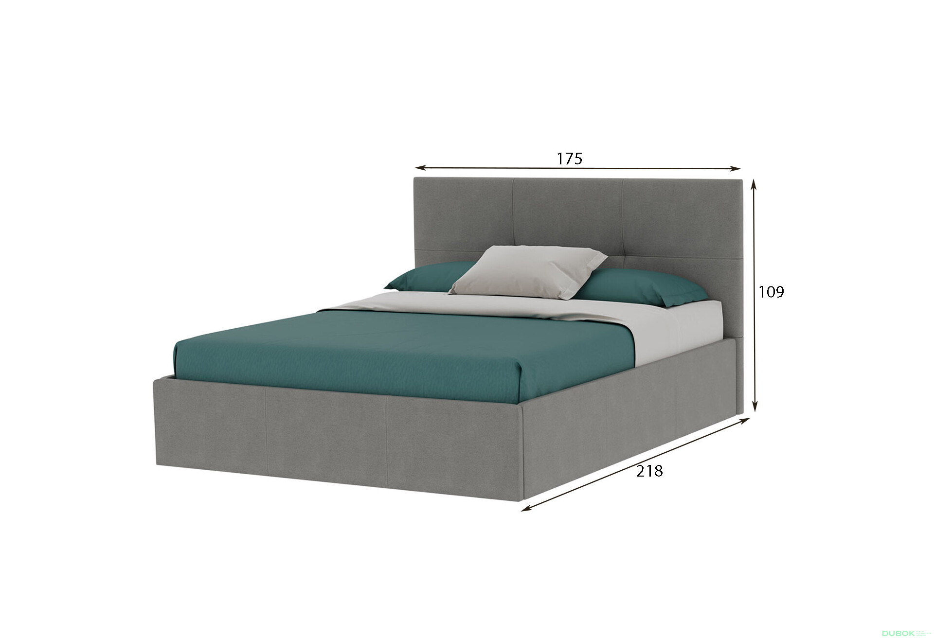 Čalouněná postel 160, šedá Lily - Fotografie 4 Fotografie 4 - Čalouněná postel 160, šedá Lily