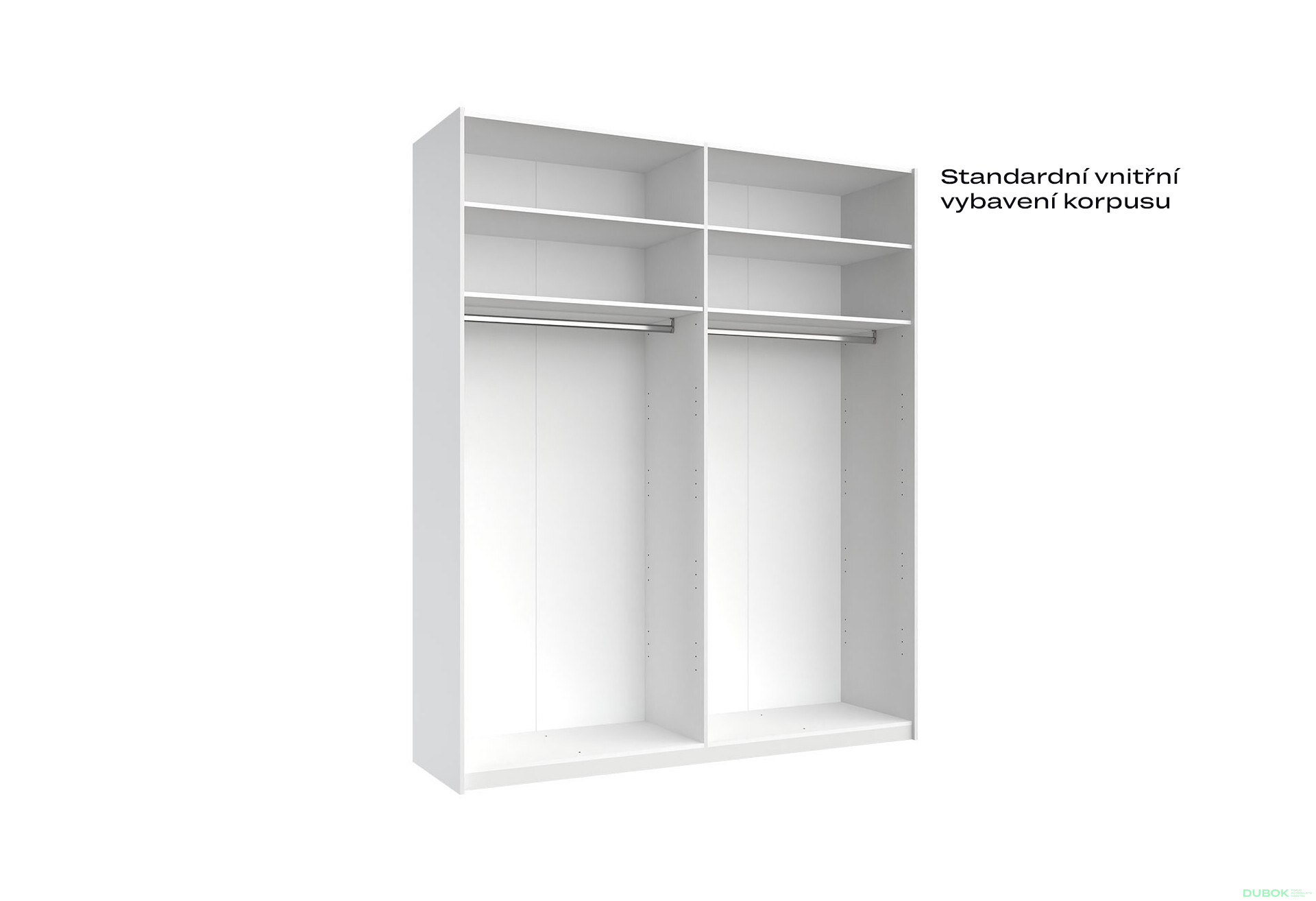 Fotografie 5 - Skříň s posuvnými dveřmi Lili 2,0x2,4m (Dveře Lesklý Kašmír), série N Lily