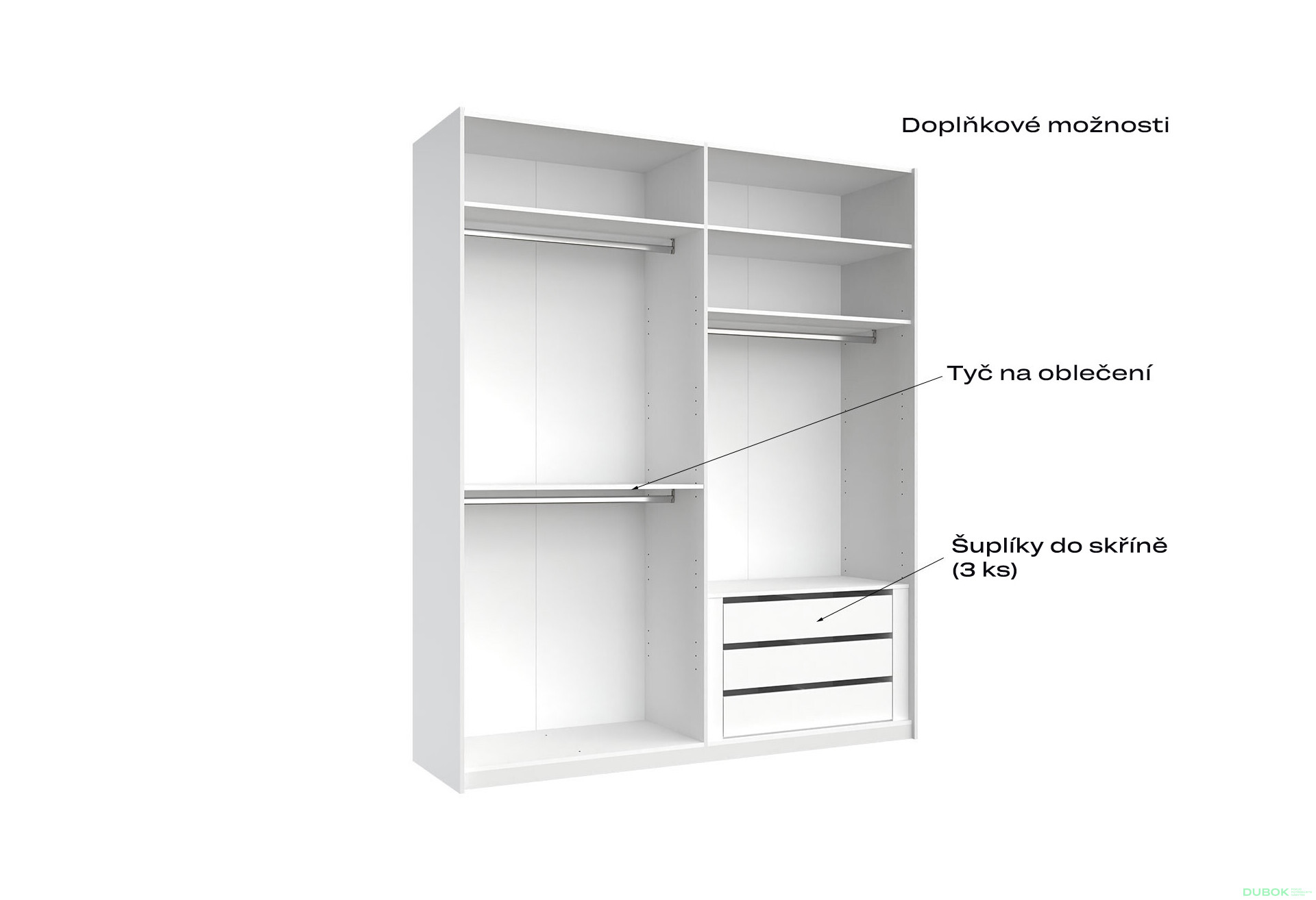 Skříň s posuvnými dveřmi 2.0x2.4m (Dveře Lesklý Kašmír/Zrcadlo), série N Lily - Fotografie 5 Fotografie 5 - Skříň s posuvnými dveřmi 2.0x2.4m (Dveře Lesklý Kašmír/Zrcadlo), série N Lily