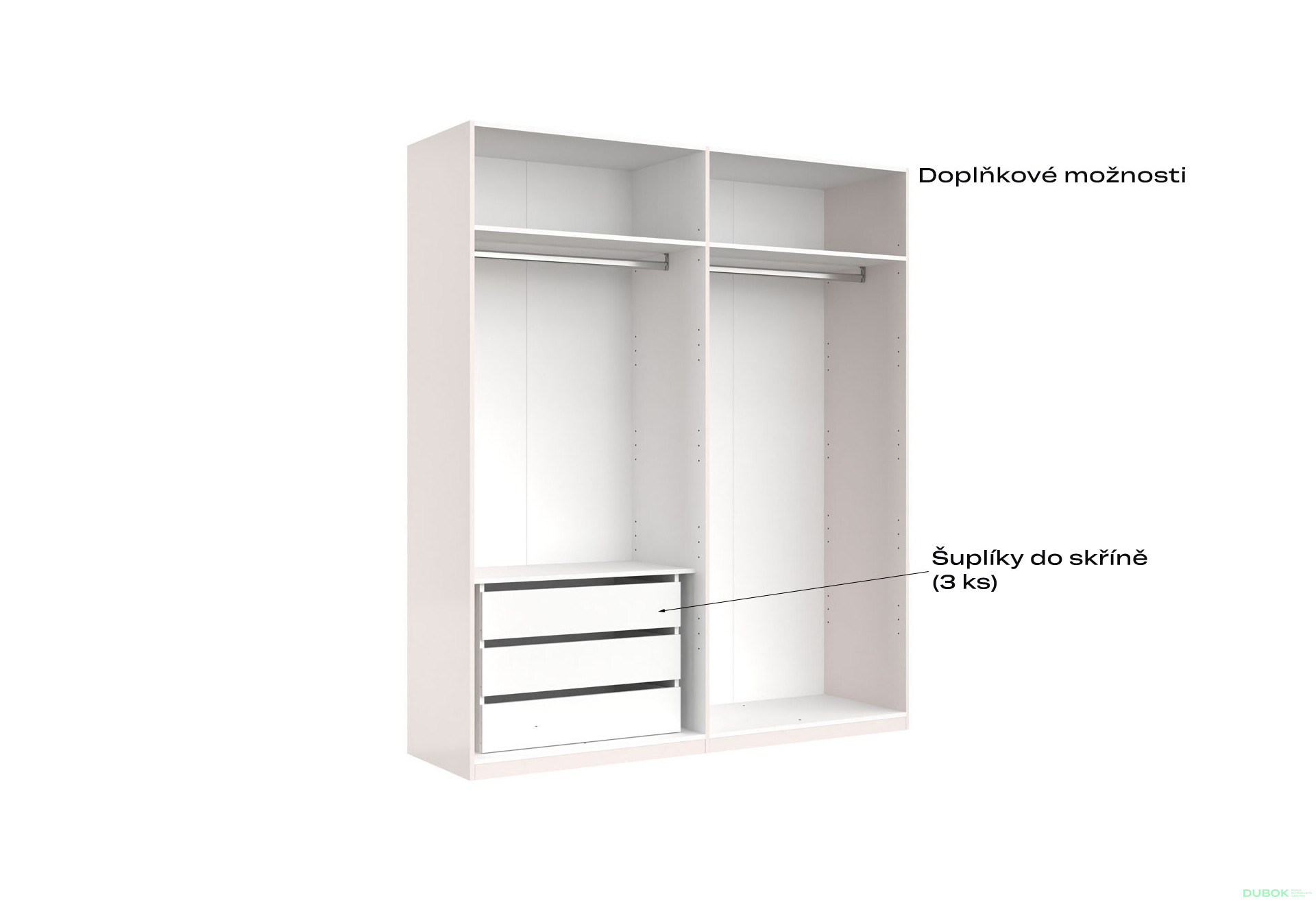 Skříň 4dveřová s zrcadlem Lesklý kašmír série N Lily - Fotografie 6 Fotografie 6 - Skříň 4dveřová s zrcadlem Lesklý kašmír série N Lily