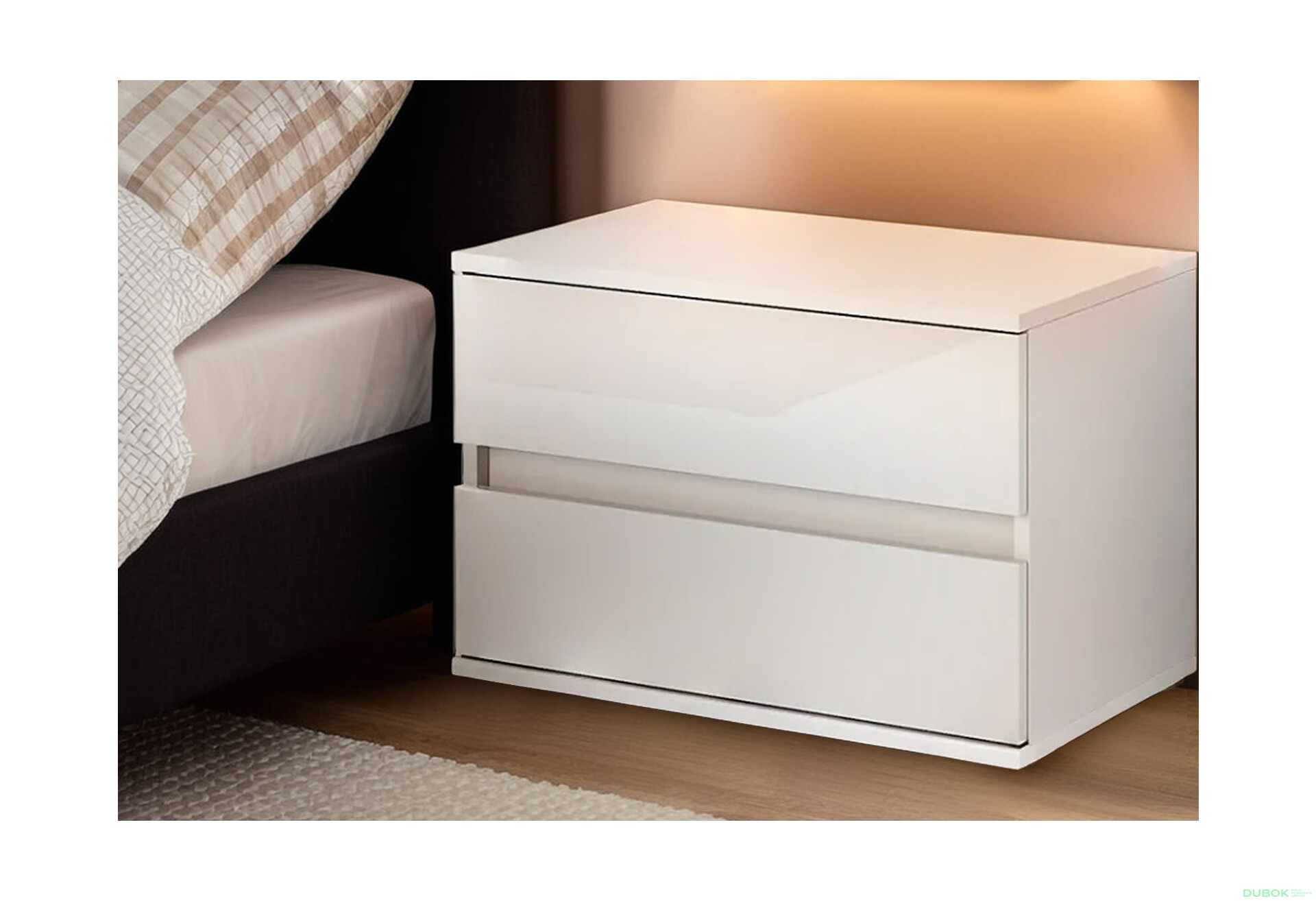 Noční stolek 2šx Lesk Kašmír Lily - Fotografie 2 Fotografie 2 - Noční stolek 2šx Lesk Kašmír Lily