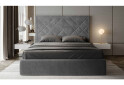 Postel Viva 1.8 Šedý velvet, s výklopným rámem Viva - Fotografie 2 Fotografie 2 - Postel Viva 1.8 Šedý velvet, s výklopným rámem Viva