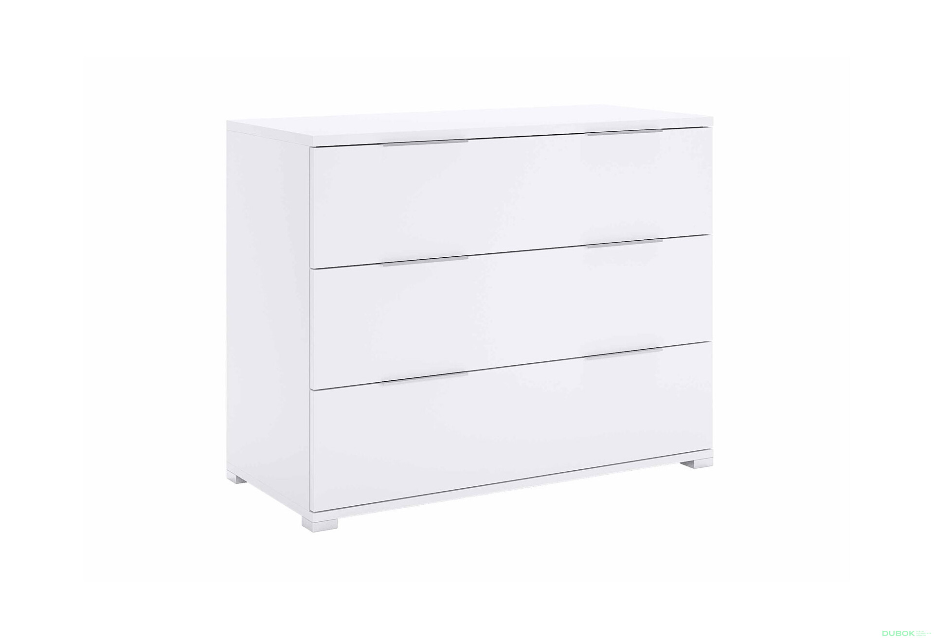 Komoda 3šx Super Mat Bílá Barton - Fotografie 4 Fotografie 4 - Komoda 3šx Super Mat Bílá Barton