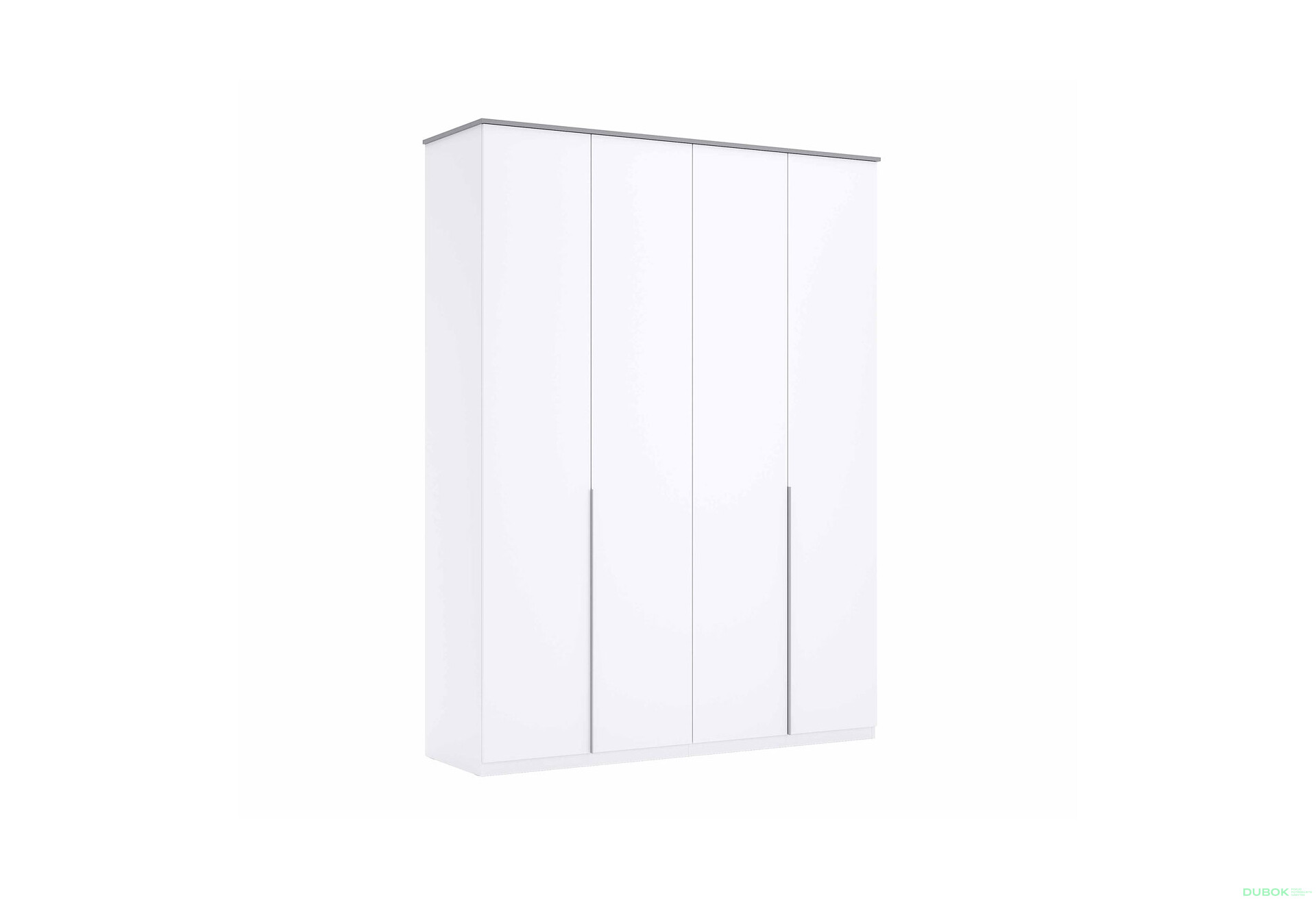 Skříň 4dveřová Bez zrcadel Super Mat Bílá série N Barton - Fotografie 3 Fotografie 3 - Skříň 4dveřová Bez zrcadel Super Mat Bílá série N Barton