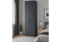 Skříň Dominika 2D s antresolí bez zrcadel, série N, grafit - Fotografie 2 Fotografie 2 - Skříň Dominika 2D s antresolí bez zrcadel, série N, grafit