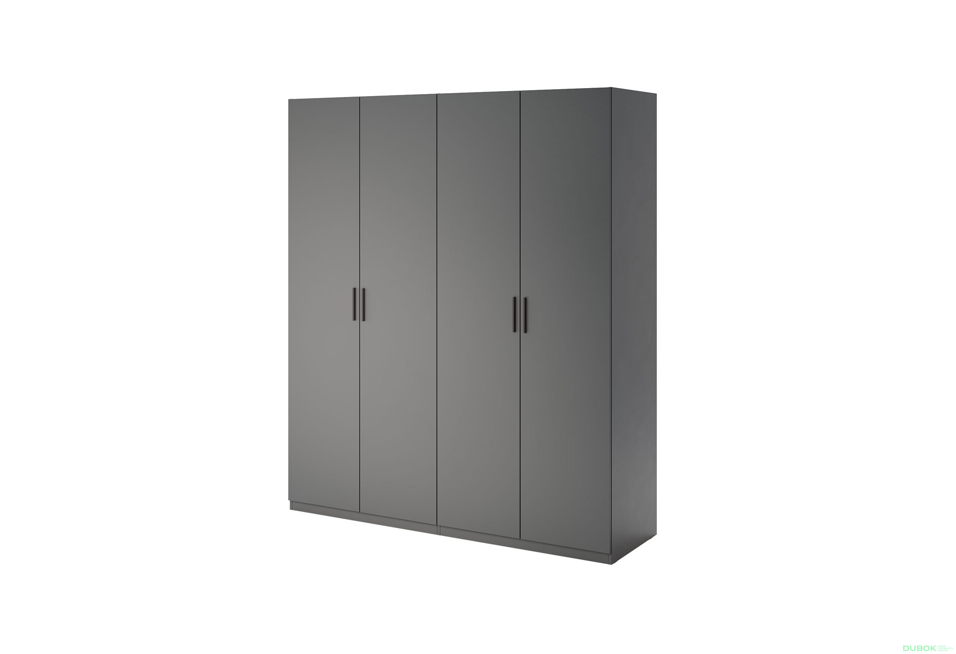 Skříň 4d bez zrcadel, série N, grafit Dominika - Fotografie 1 Fotografie 1 - Skříň 4d bez zrcadel, série N, grafit Dominika