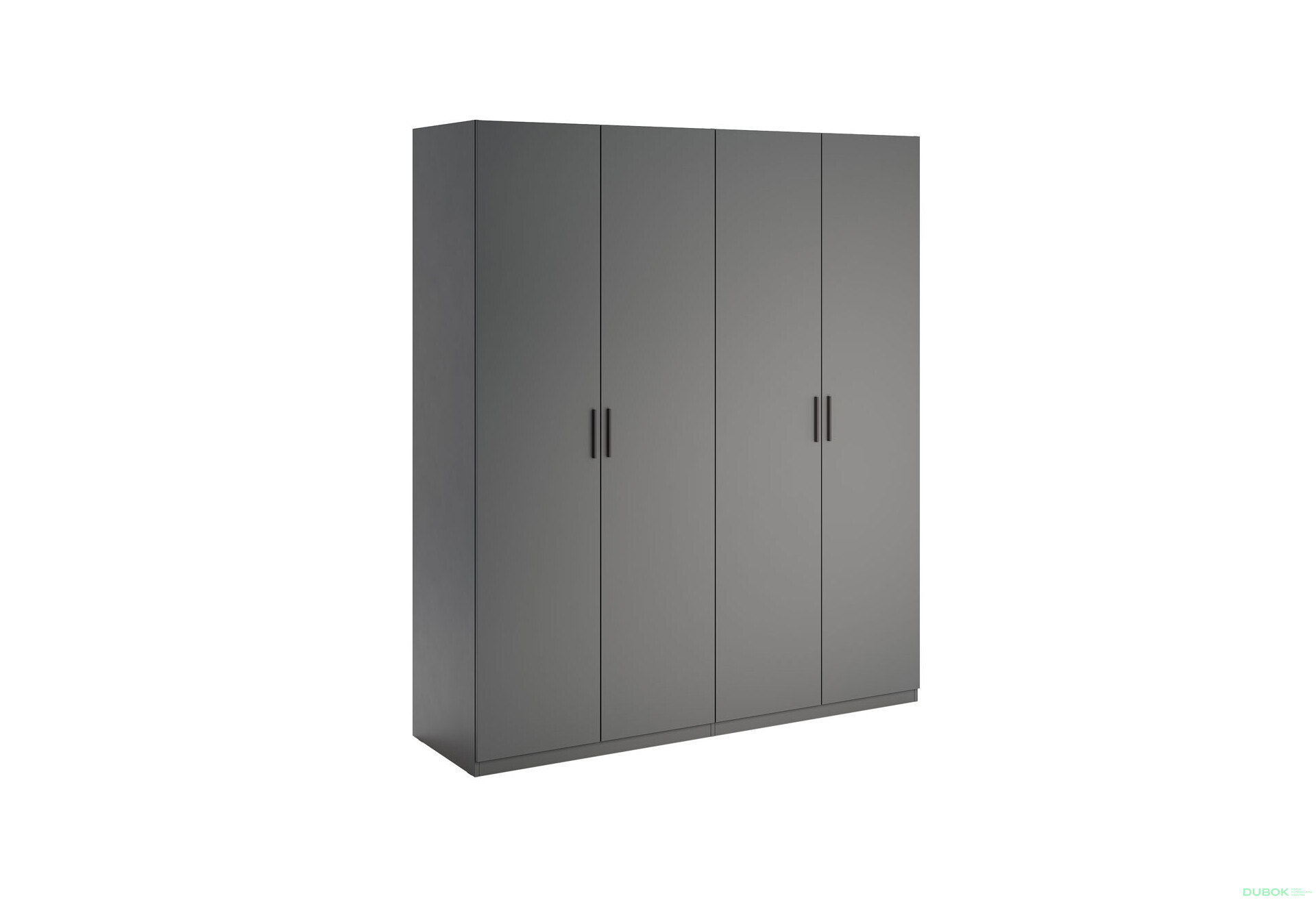 Skříň 4d bez zrcadel, série N, grafit Dominika - Fotografie 5 Fotografie 5 - Skříň 4d bez zrcadel, série N, grafit Dominika