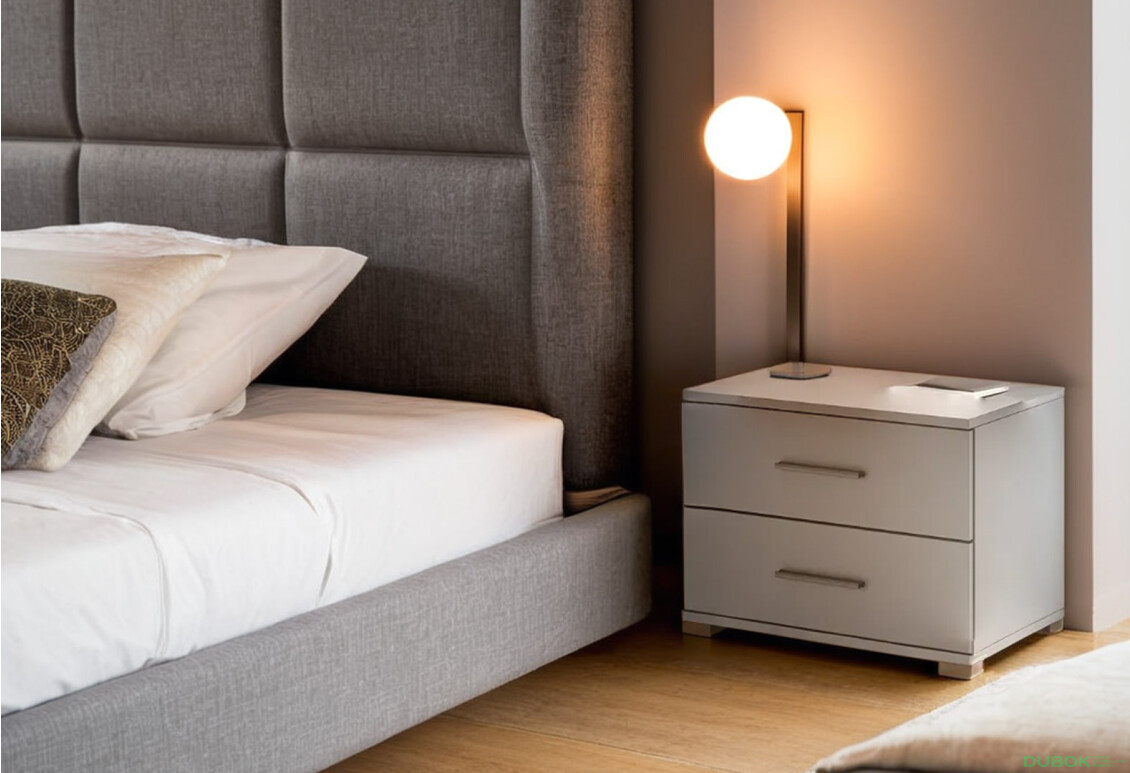 Noční stolek 2š, grafit Dominika - Fotografie 2 Fotografie 2 - Noční stolek 2š, grafit Dominika