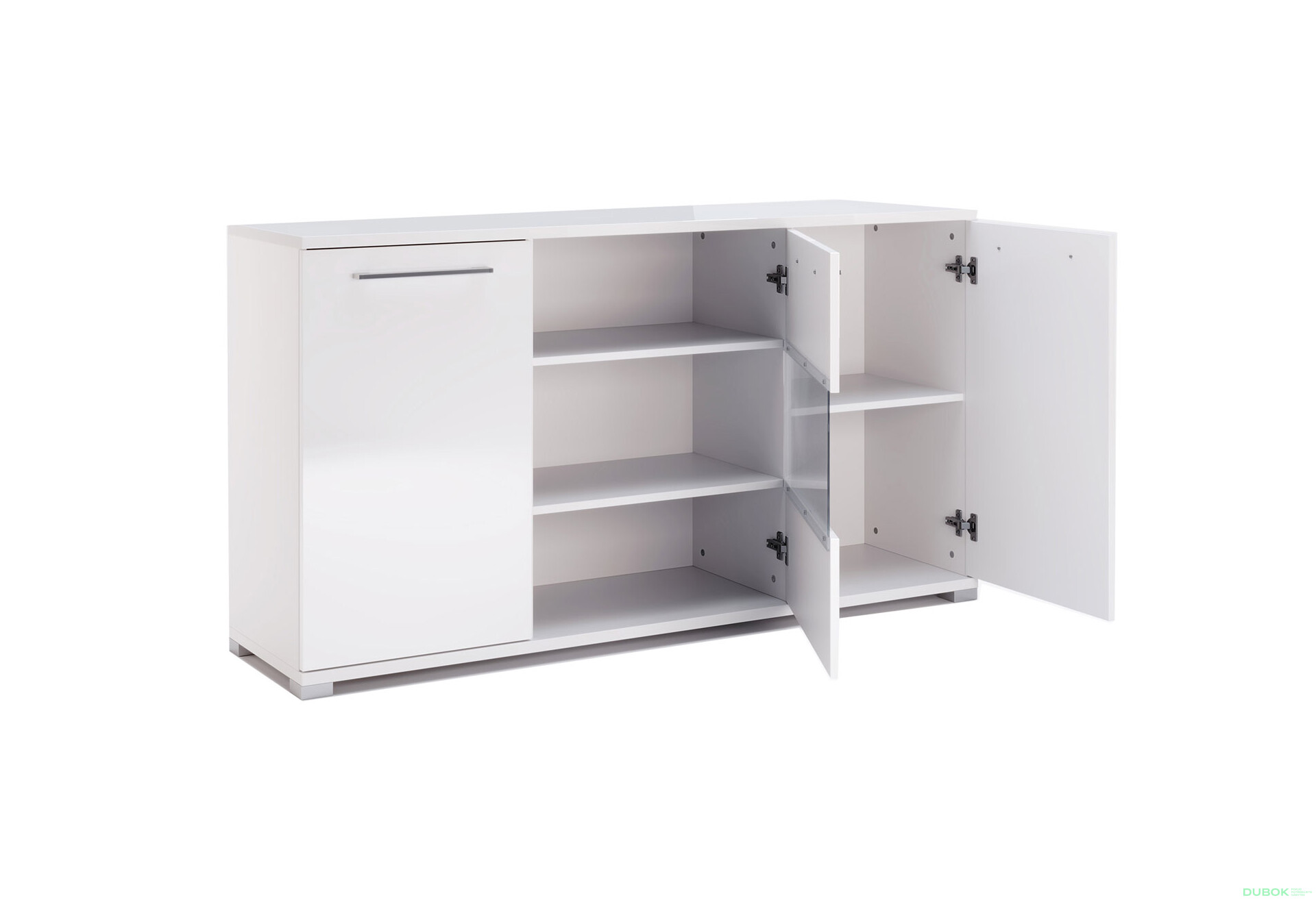 Komoda 3dv bílý lesk Family - Fotografie 3 Fotografie 3 - Komoda 3dv bílý lesk Family