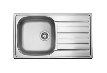 StrongSinks S1 Dřez Mohan nerez satén 860x500, s odkapem, horní montáž