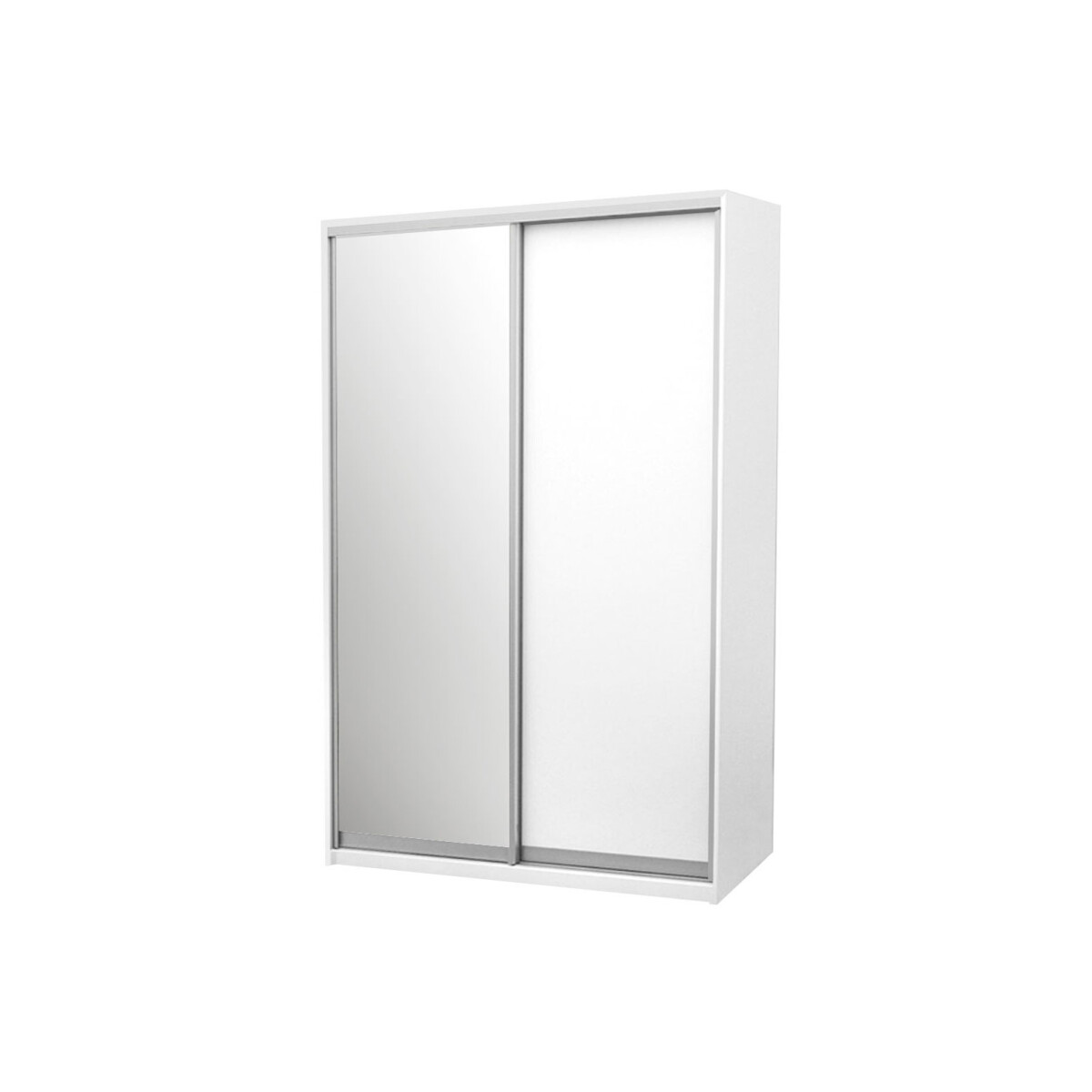 

Skříň 2D 1500x600x2400, DTD + zrcadlo, bílá