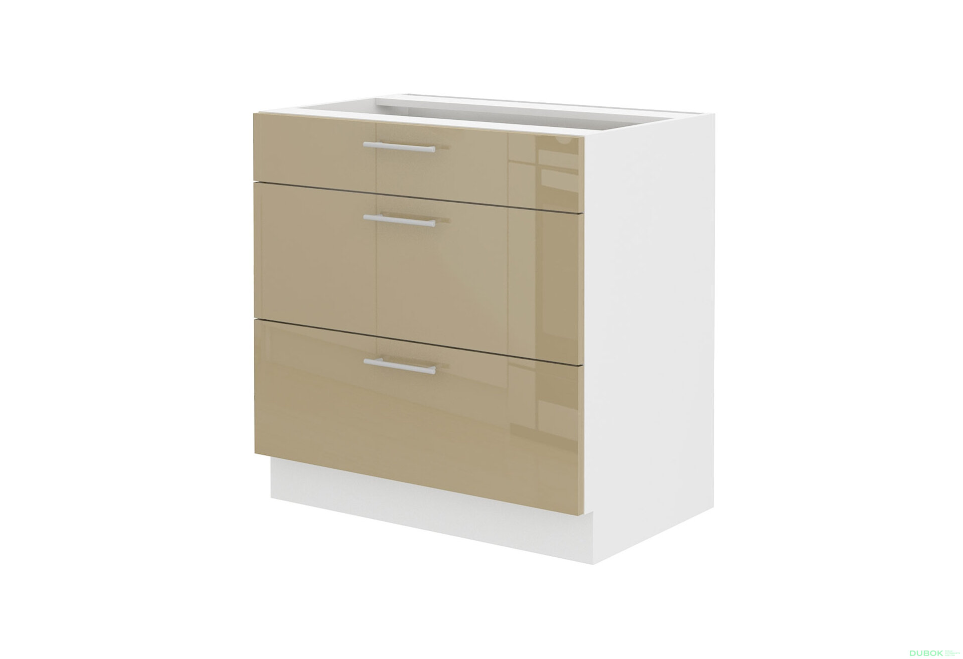 Fotografie 1 - 80 D 3S BB quadro Lara bílý / cappuccino lesk