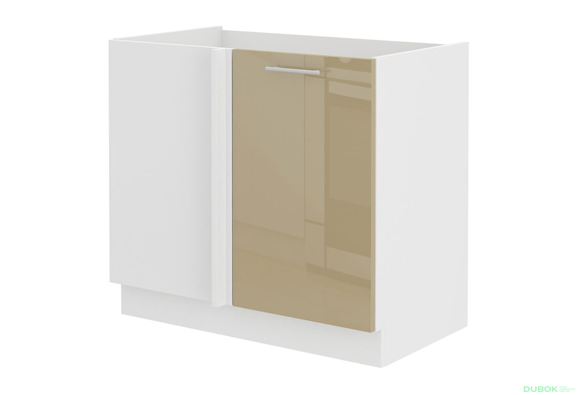 105 ND 1F BB Lara bílý / cappuccino lesk