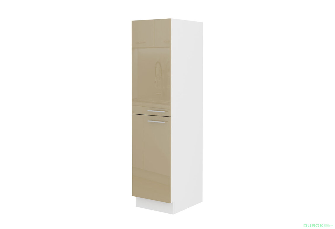 Obrázek 4751 - Kuchyňská sestava 2.8 m Lara bílý / cappuccino lesk