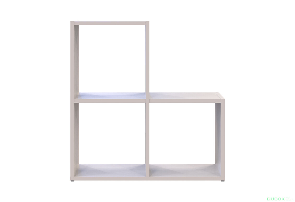 Fotografie 2 - Regál otevřený Step 2х2 69х28.8х71.4 kašmír
