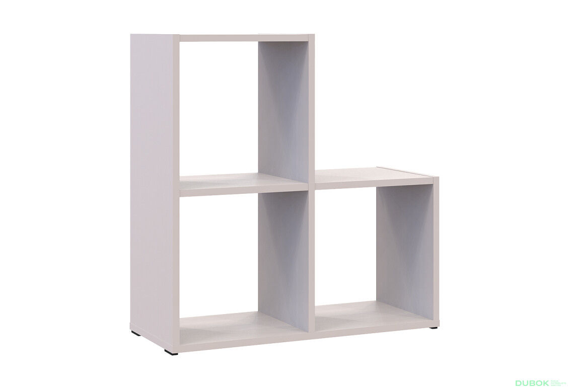 Fotografie 3 - Regál otevřený Step 2х2 69х28.8х71.4 kašmír
