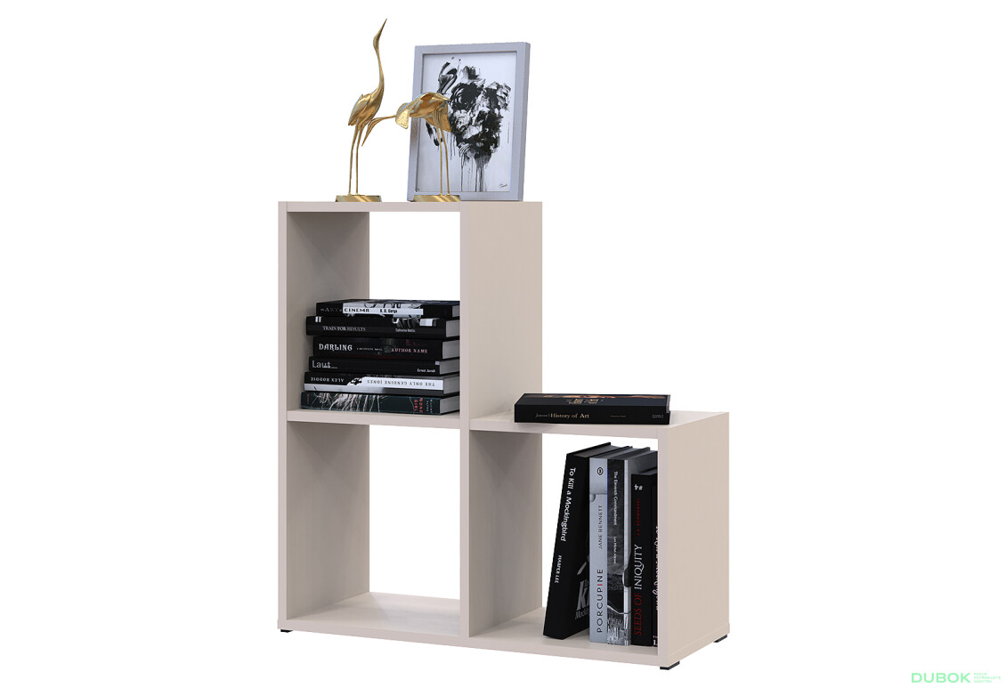 Fotografie 4 - Regál otevřený Step 2х2 69х28.8х71.4 kašmír