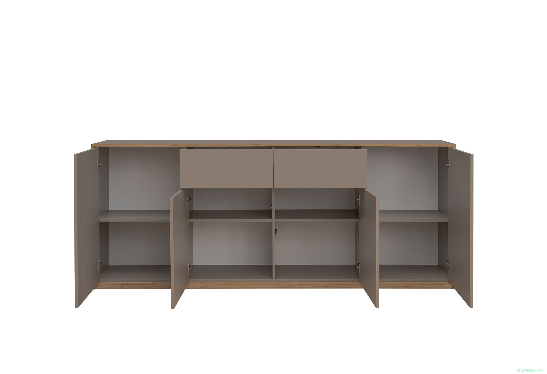 Komoda 4d2s šedý kubanit Complex - Fotografie 3 Fotografie 3 - Komoda 4d2s šedý kubanit Complex