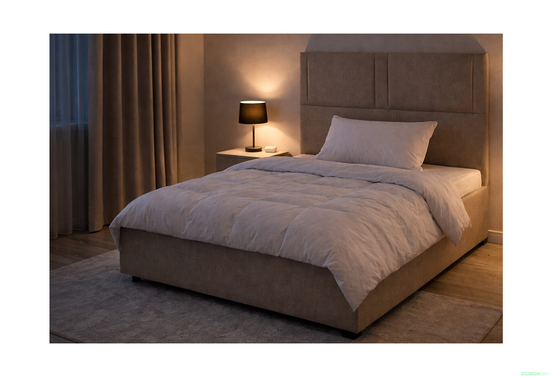 Fotografie 2 - Postel Fro Sol 120x200 Mono 233, béž