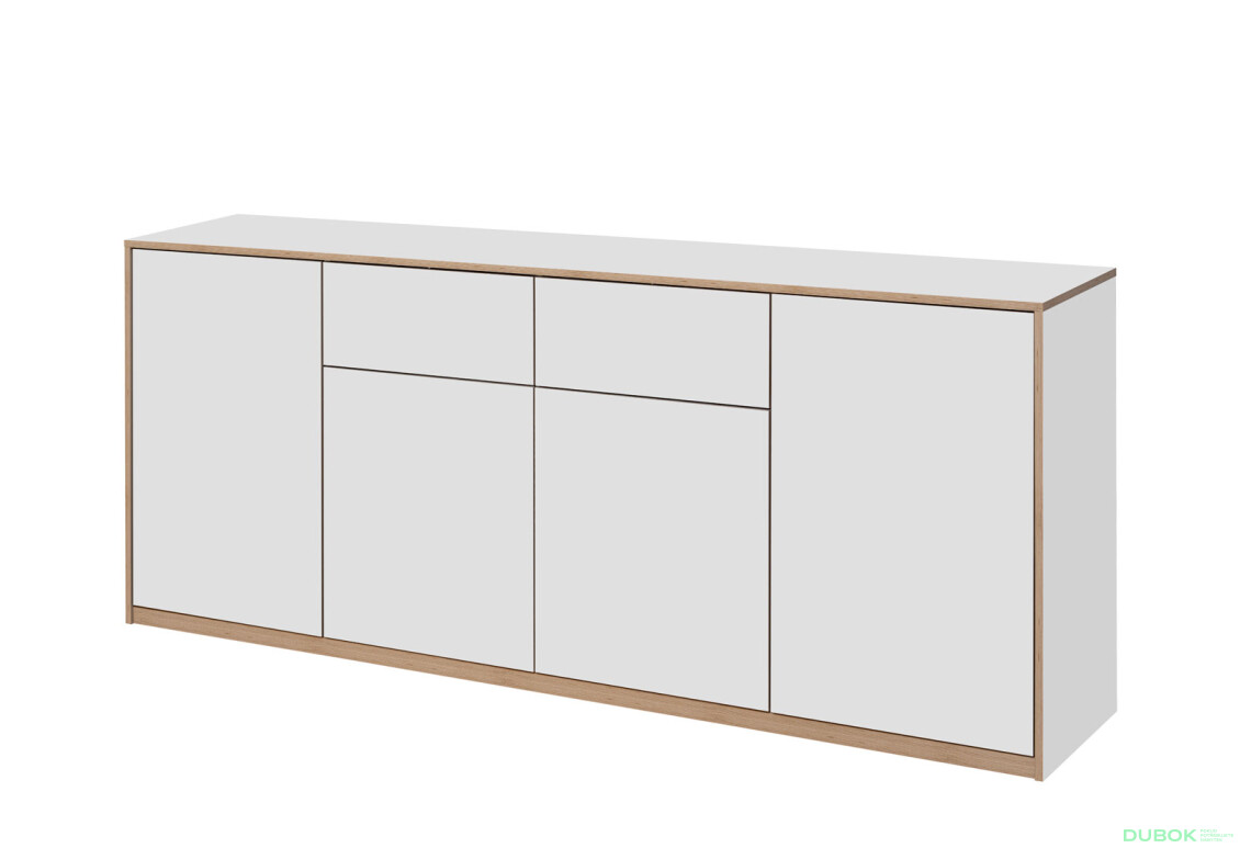 Komoda 4d2s bílá Complex - Fotografie 1 Fotografie 1 - Komoda 4d2s bílá Complex