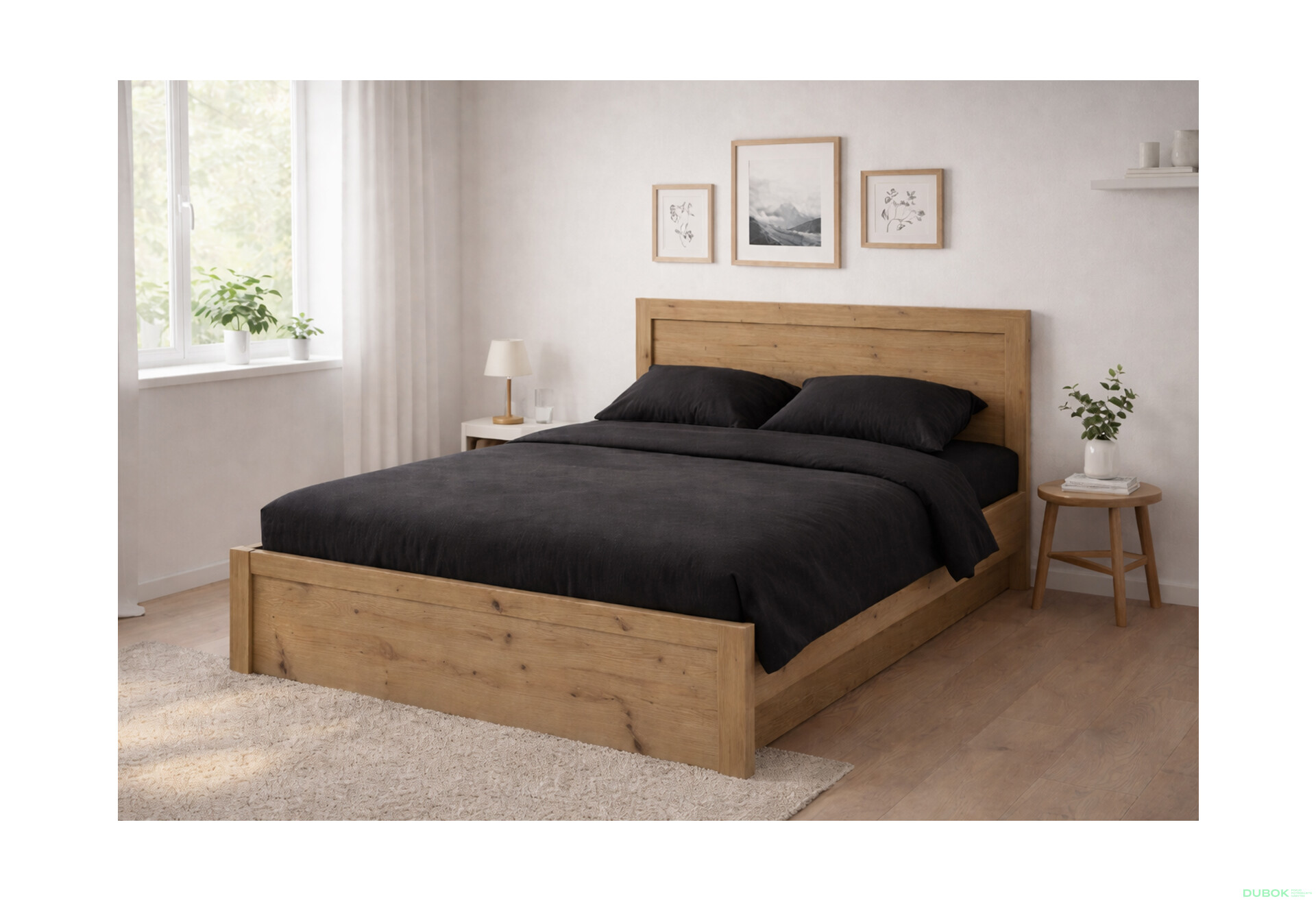 Fotografie 2 - Postel 160x200 s úložným prostorem dub artisan Ayson