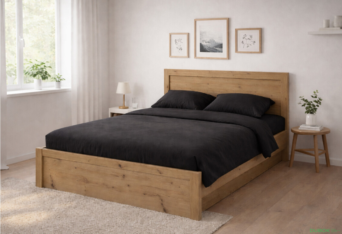 Fotografie 2 - Postel 160x200 s úložným prostorem dub artisan Ayson