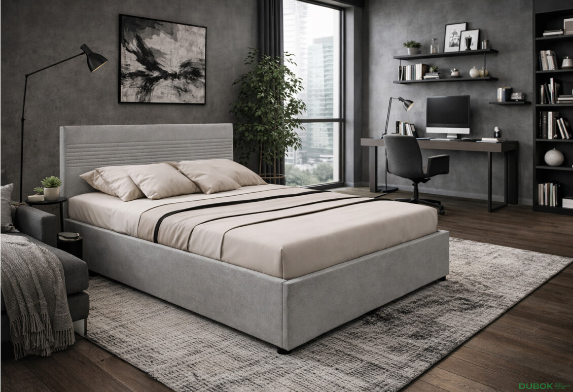 Fotografie 2 - Postel Fro Line 160x200 Mono 246, šedá