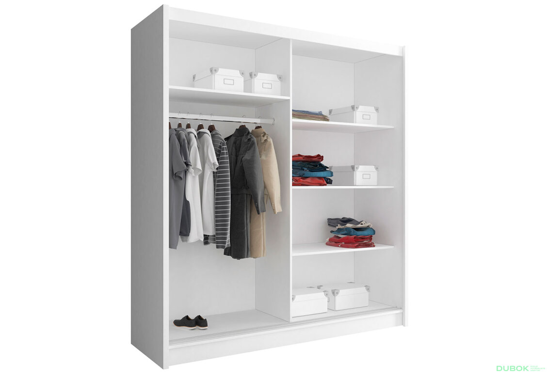 Fotografie 2 - Skříň Maja VIII 180 bílý