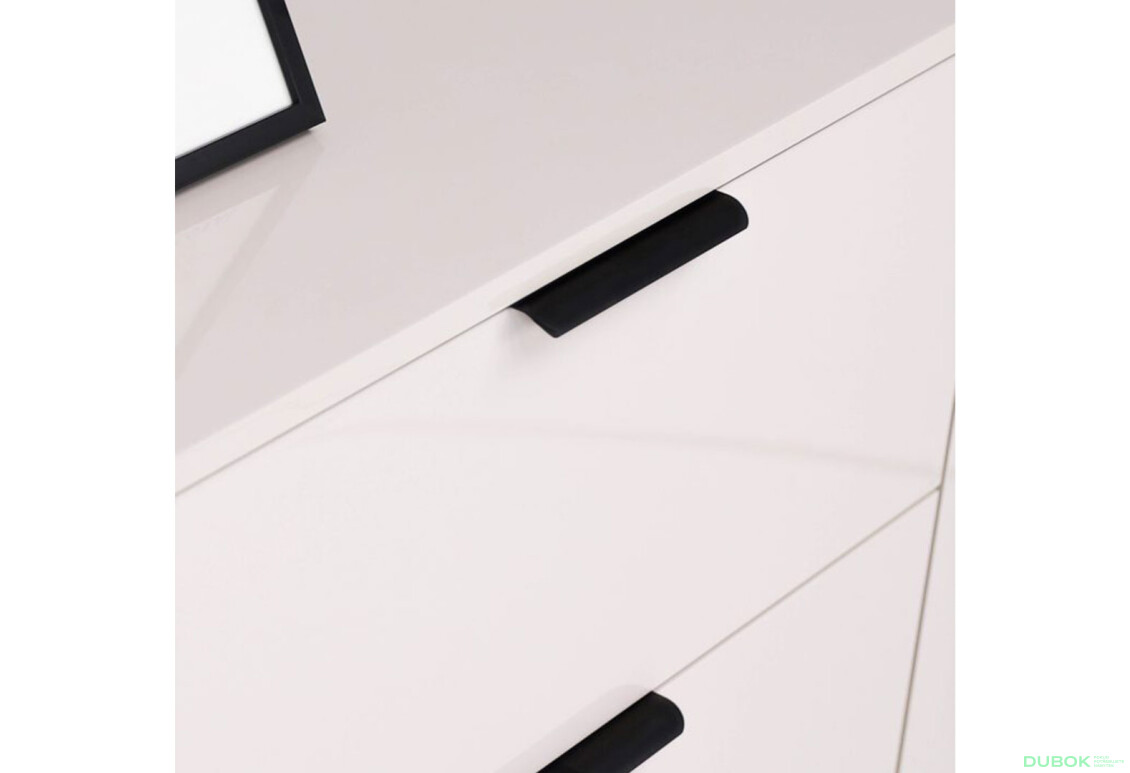 Fotografie 5 - Komoda Roma Color 2 dveře 3 šířky 2,0m kašmírový lesk