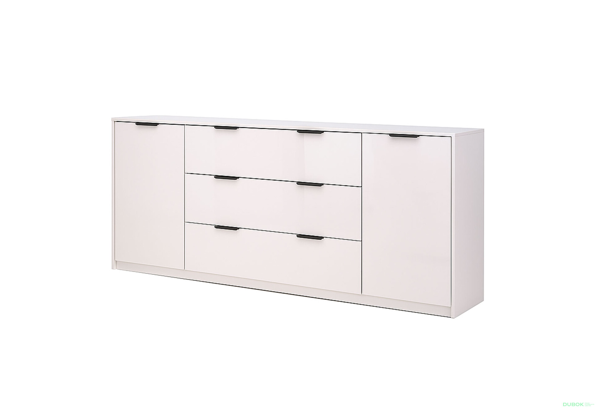 Fotografie 1 - Komoda Roma Color 2 dveře 3 šířky 2,0m kašmírový lesk