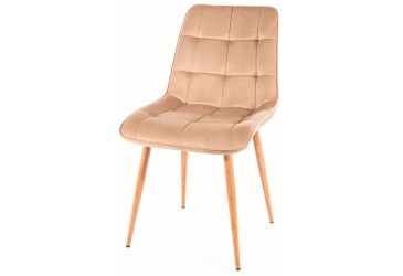 Židle Chic D Velvet béžový Bluvel 28