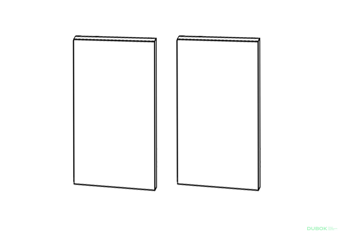 Fasád 80VS Sušák 2dv 900mm Vintage Pro Blum+GTV