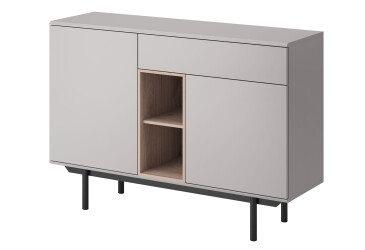 Komoda IK125 šedá / jackson hickory Inox