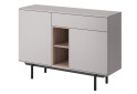 Fotografie 1 - Komoda IK125 šedá / jackson hickory Inox