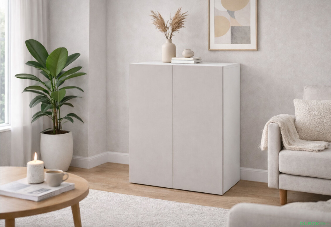 Fotografie 2 - Komoda 2D 80 cm nymphaea alba / kašmír Space