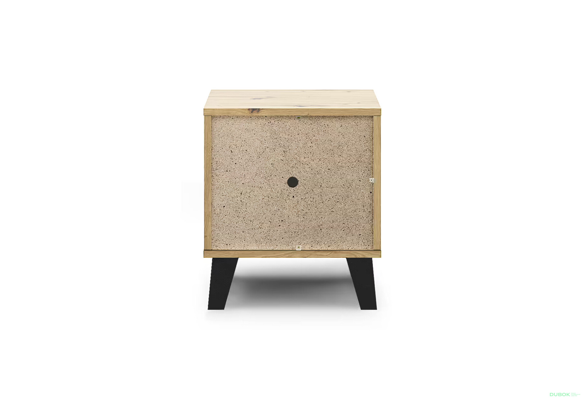 Fotografie 6 - Noční stolek Borg 1s dub artisan / kašmír