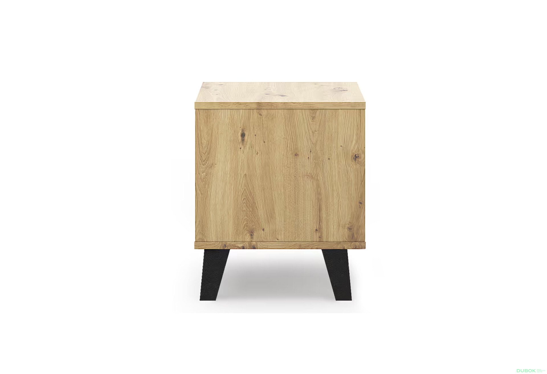Fotografie 5 - Noční stolek Borg 1s dub artisan / kašmír