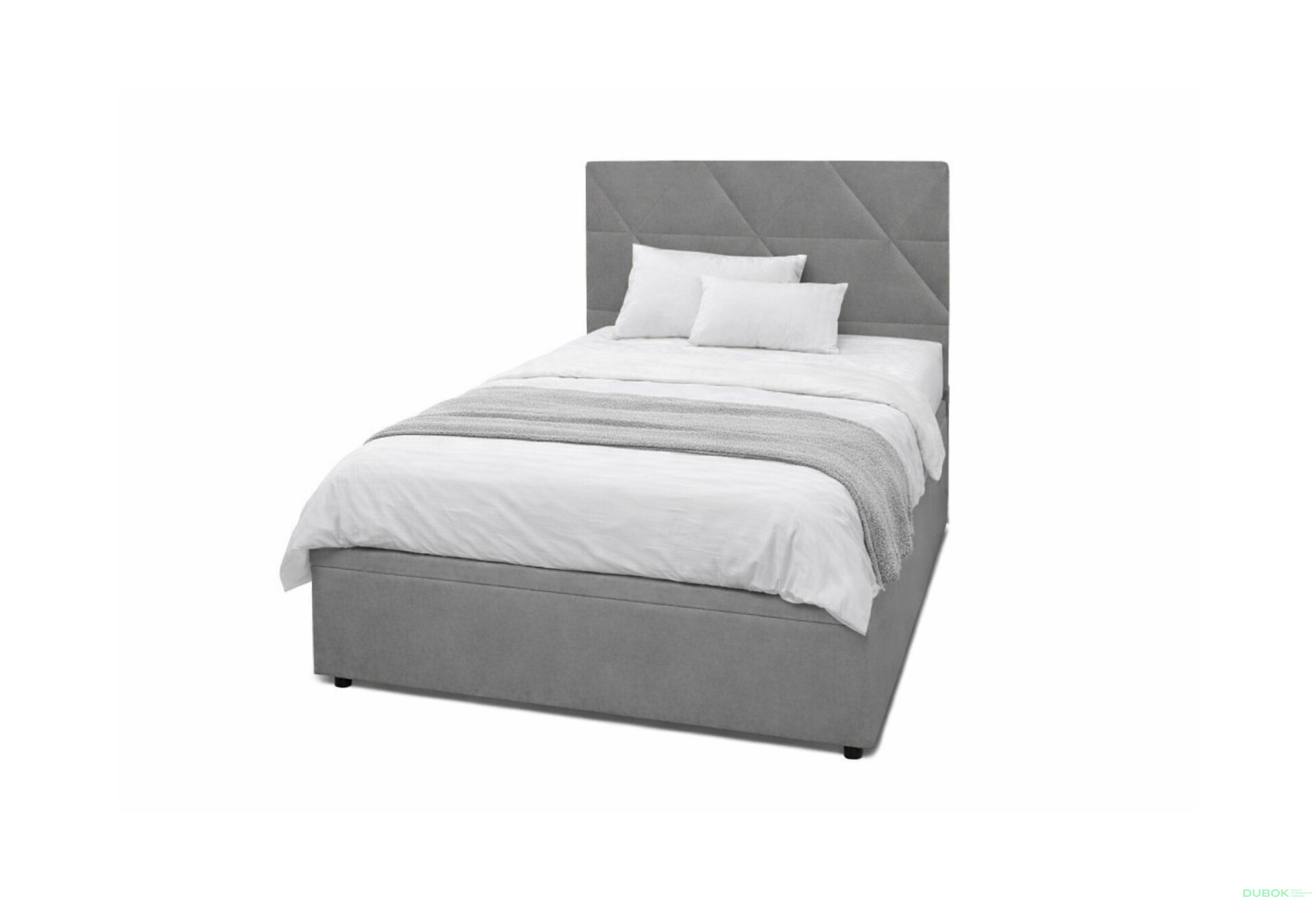 Fotografie 1 - Postel Fro Caro 120x200 s roštem, úložným prostorem Mono 246, šedá