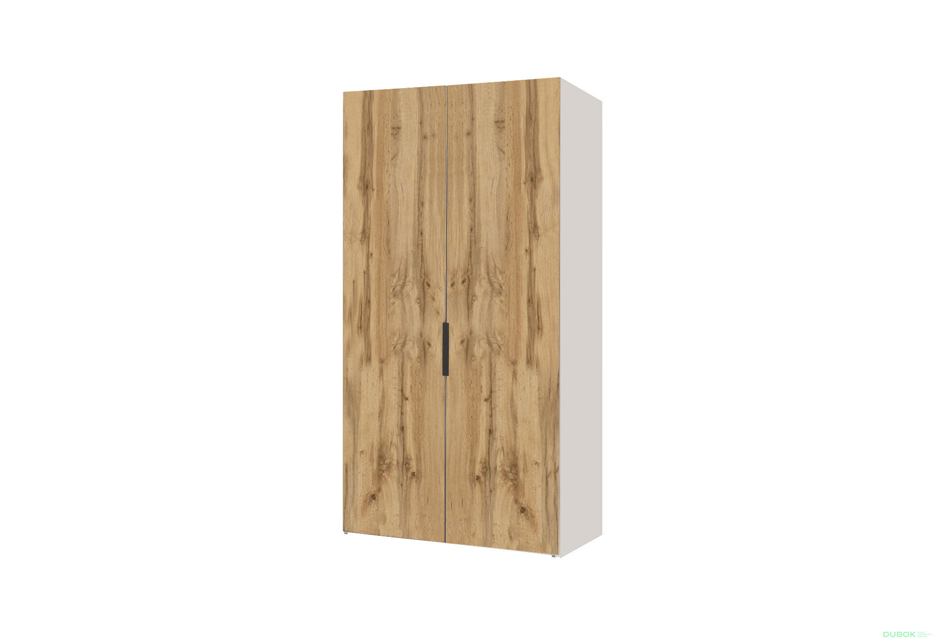 Fotografie 1 - Skříň dvoudveřová 100 cm Modus 2 DTD Dub Appalache Korpus Bílý BL