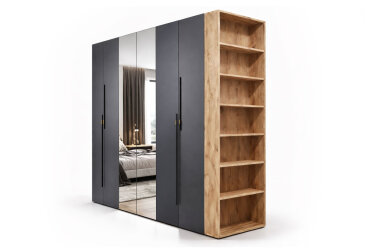 Skříň 4D 160 cm dub appalačský / kašmír Space