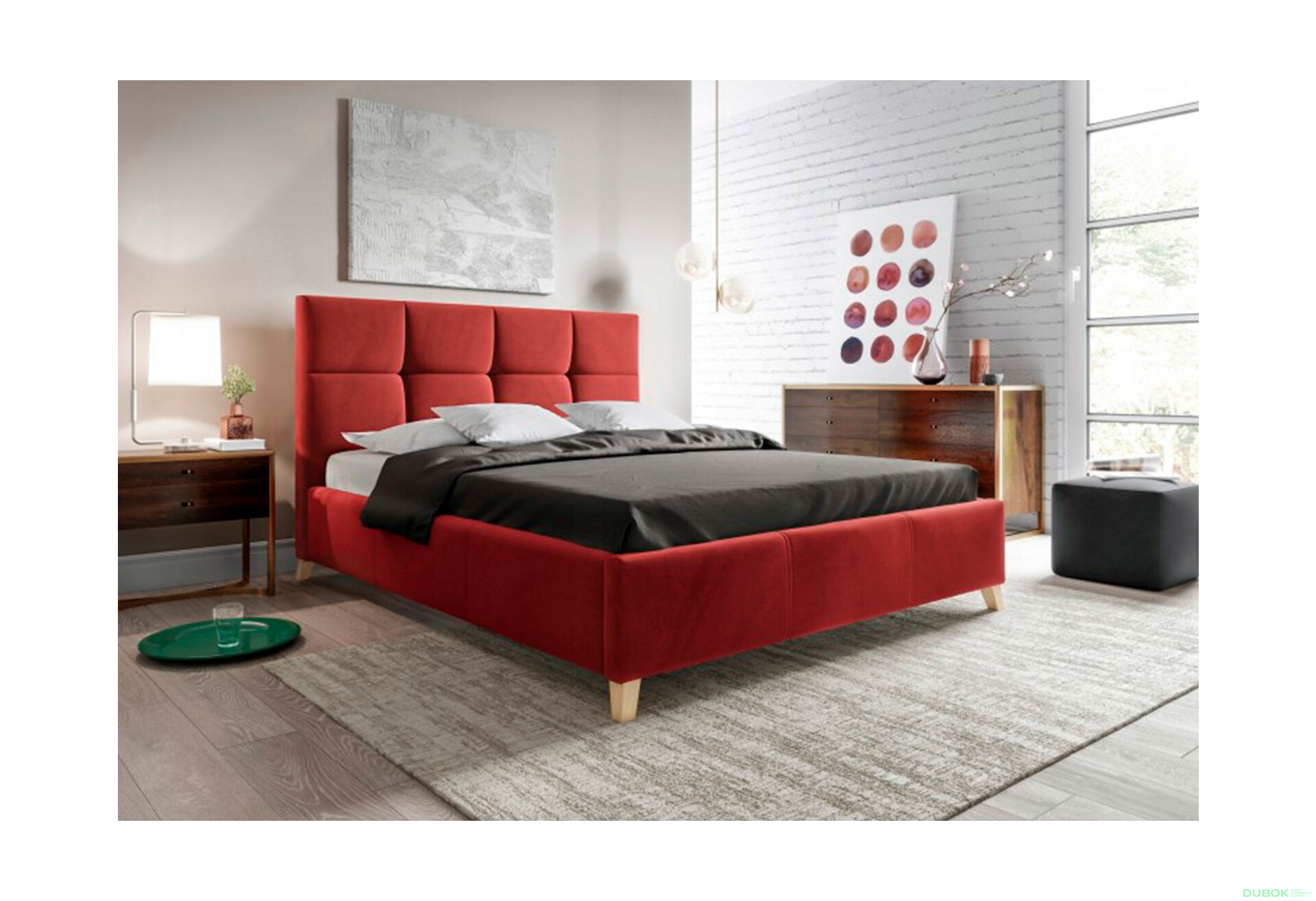 Fotografie 3 - Postel Sara 180x200 Matt Velvet 59 Davis Buk E10