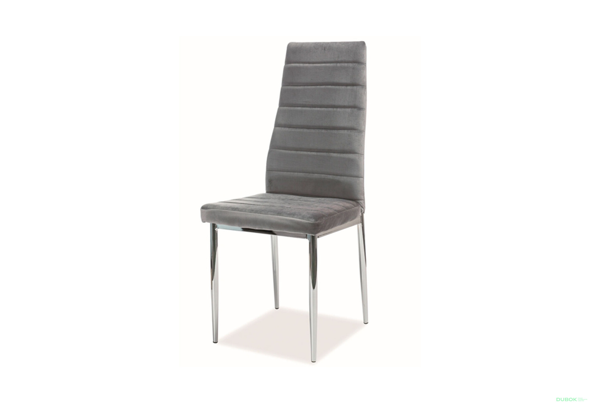 Fotografie 1 - Židle H-261 Chrom, Velvet šedá Bluvel 14