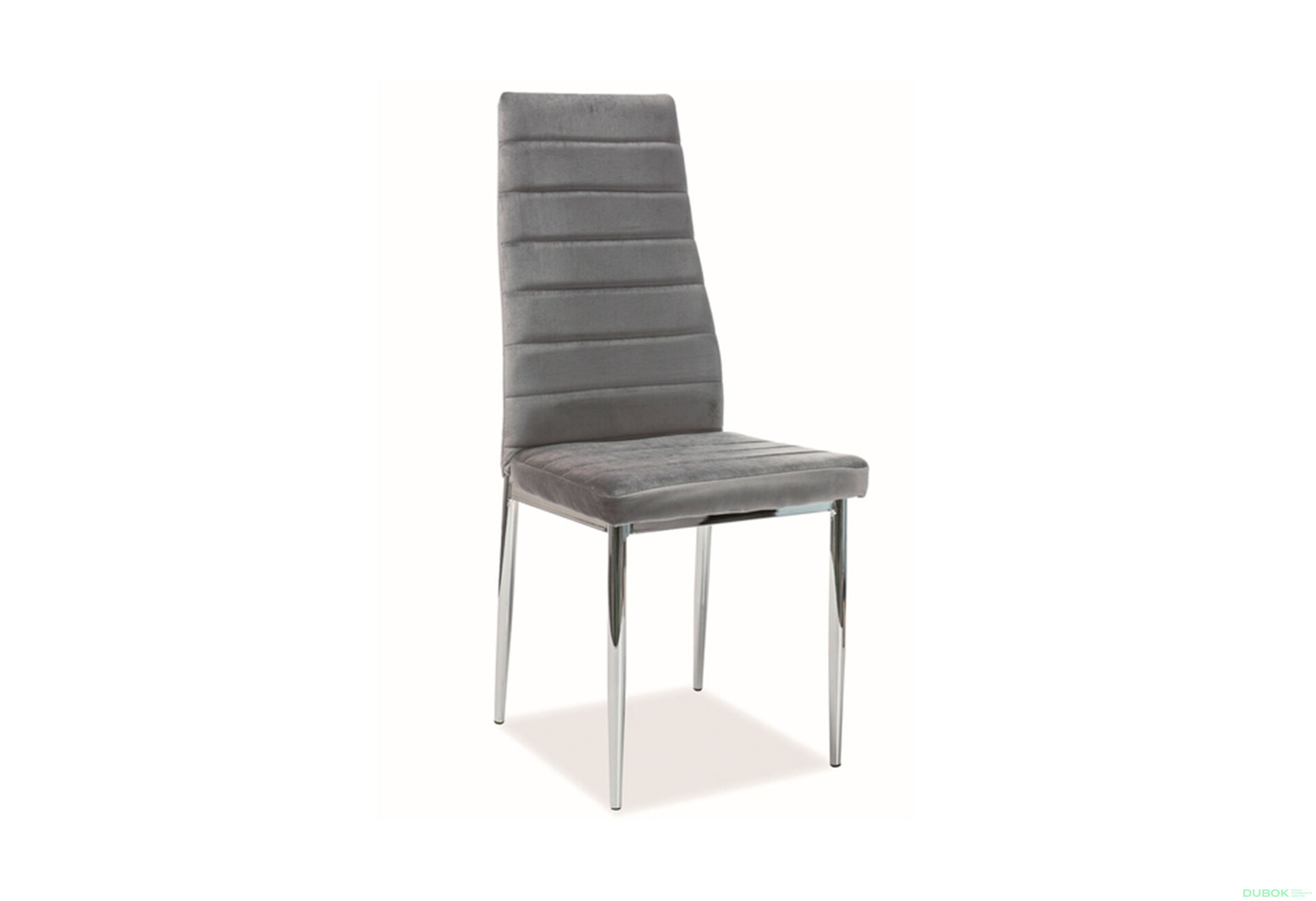Fotografie 2 - Židle H-261 Chrom, Velvet šedá Bluvel 14