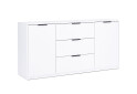 Fotografie 3 - Komoda Roma Color 2 dveře 3 šířky 1,6 m lesklá bílá