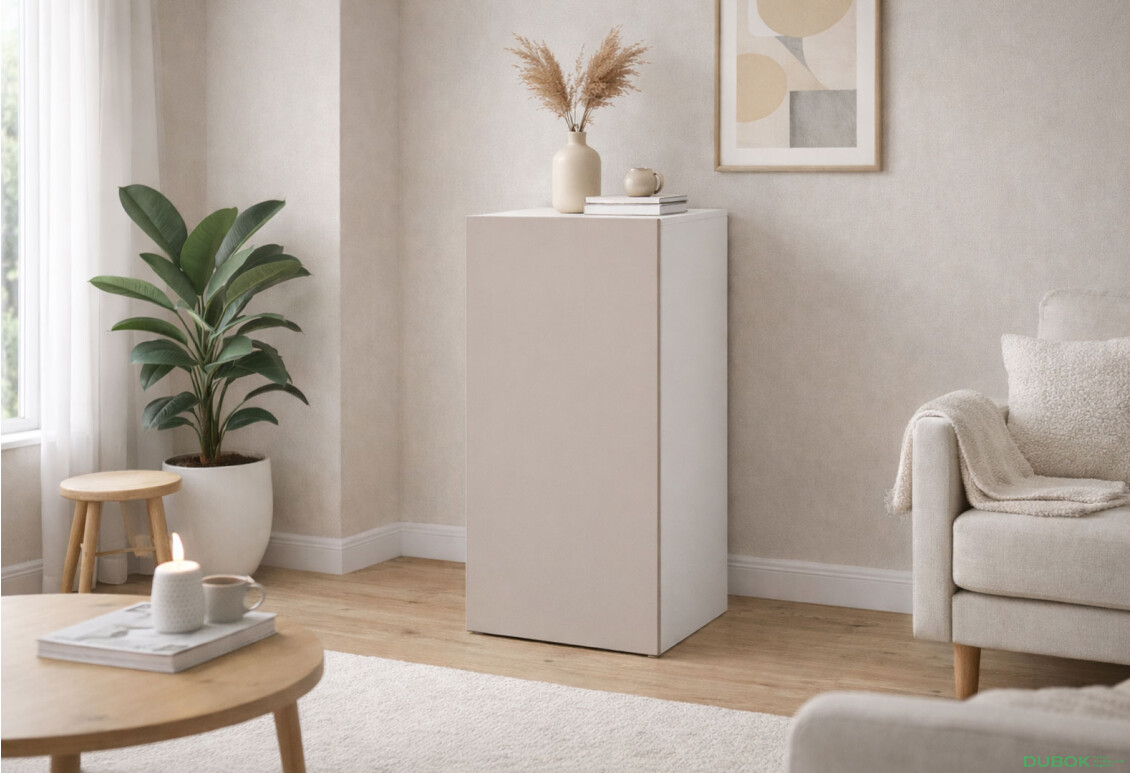 Fotografie 2 - Komoda 1D 40 cm nymphaea alba / kašmír Space