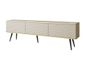 TV stolek RTV 175 MDF béžový, černé nohy Oro - Fotografie 1 Fotografie 1 - TV stolek RTV 175 MDF béžový, černé nohy Oro