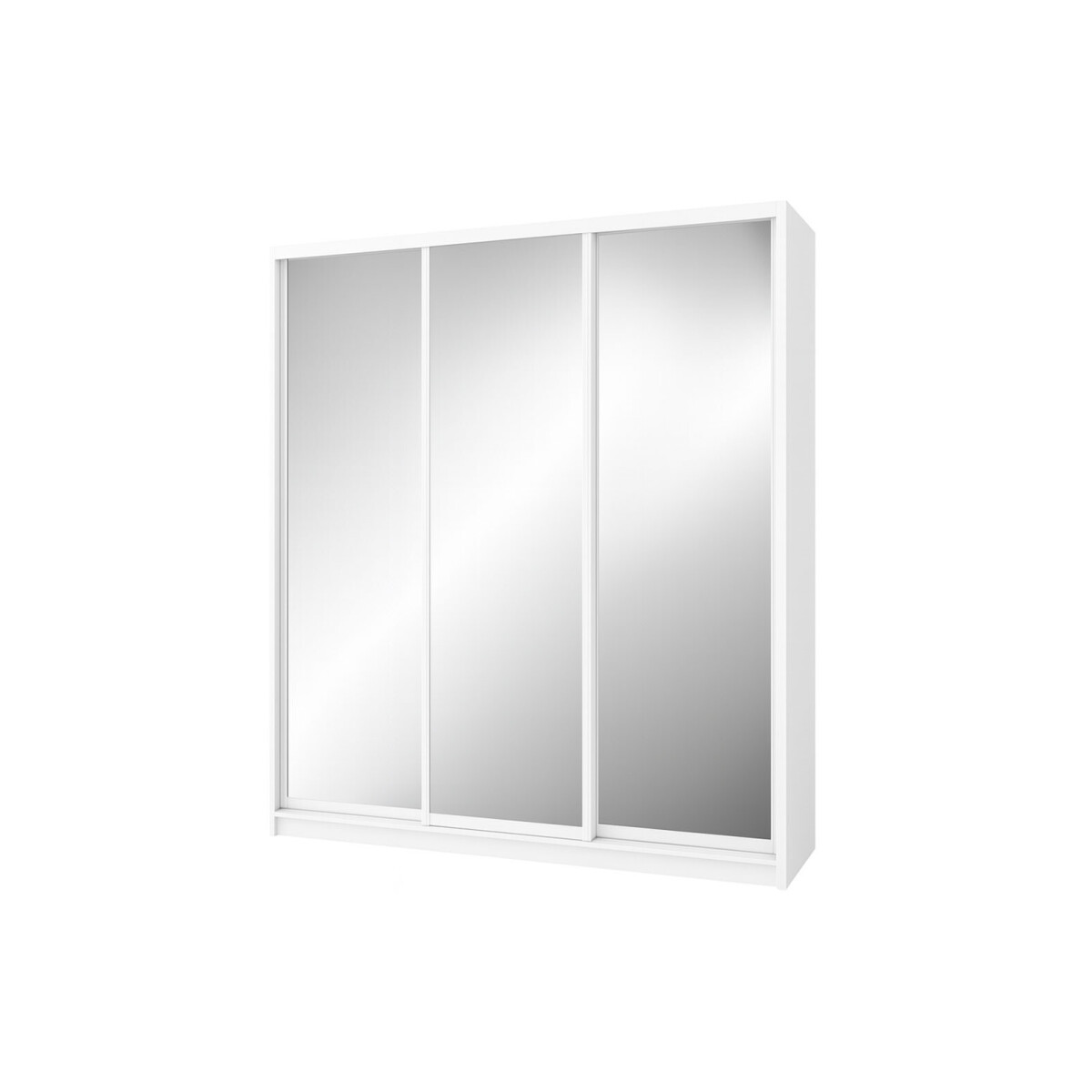 

Skříň Rim-Veneziano 3D 2.0 m s zrcadlem, bílá