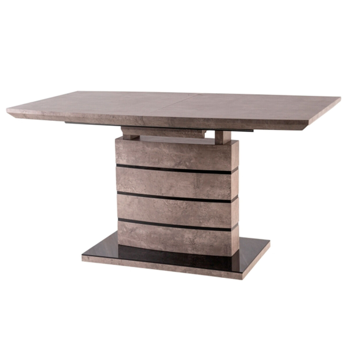 

Stůl Leonardo 140(180)x80 betonový efekt