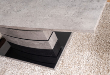 Stůl Leonardo 140(180)x80 betonový efekt