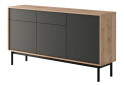 Fotografie 1 - Komoda BK154 jackson hickory / grafit Basic